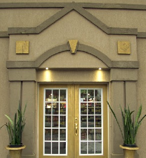 The front entrance of Hometown Family Pharmacy in Harrow, Ontario